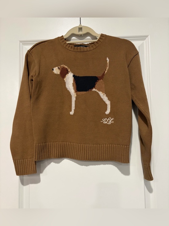 Lauren Ralph Lauren Sweaters - Lauren Ralph Lauren Camel Crewneck Knit Sweater